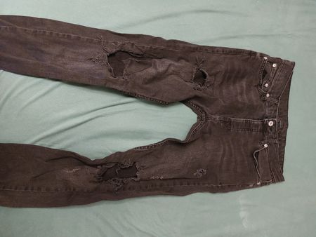 Topman Jeans, destroyed Look, Grösse 32/32, schwarz