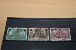 Dt. Reich 1920 - Nr. 116-118 gestempelt