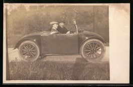 Foto-AK Auto Hanomag Kommissbrot, Zwei H