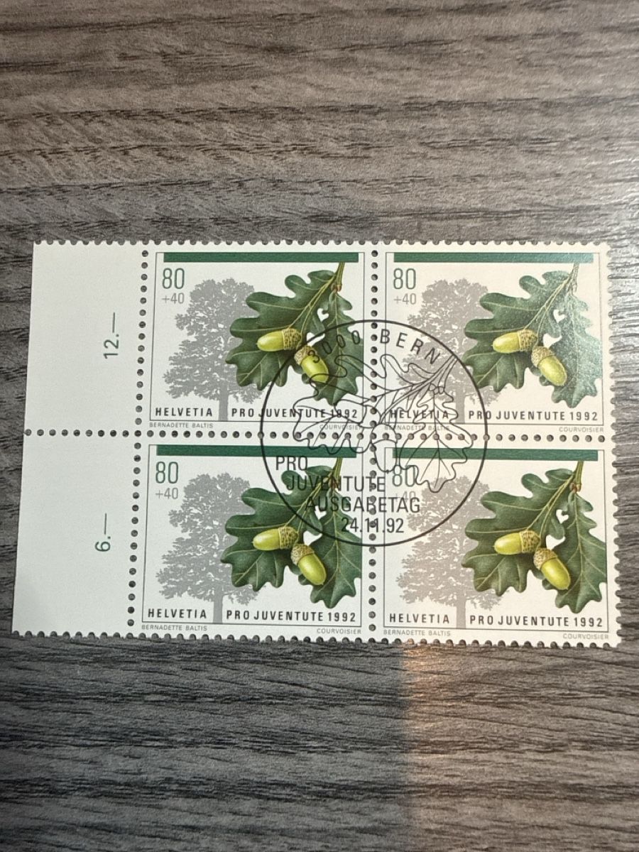 Tutti i francobolli: Schweizer Briefmarken Pro Juventute 1992, Viererblock – Nuovo (secondo la descrizione) da Tafers venduto da nicole.ts