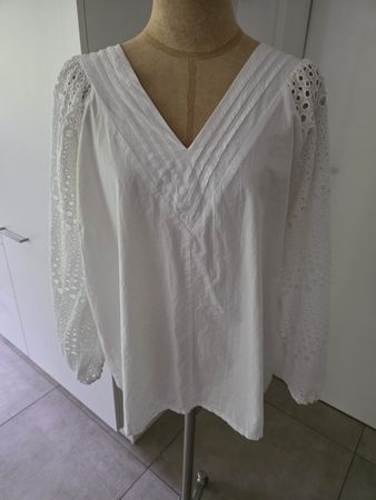 Coster Copenhagen Bluse, Weiss, Grösse 42 w.Neu🌸☀️