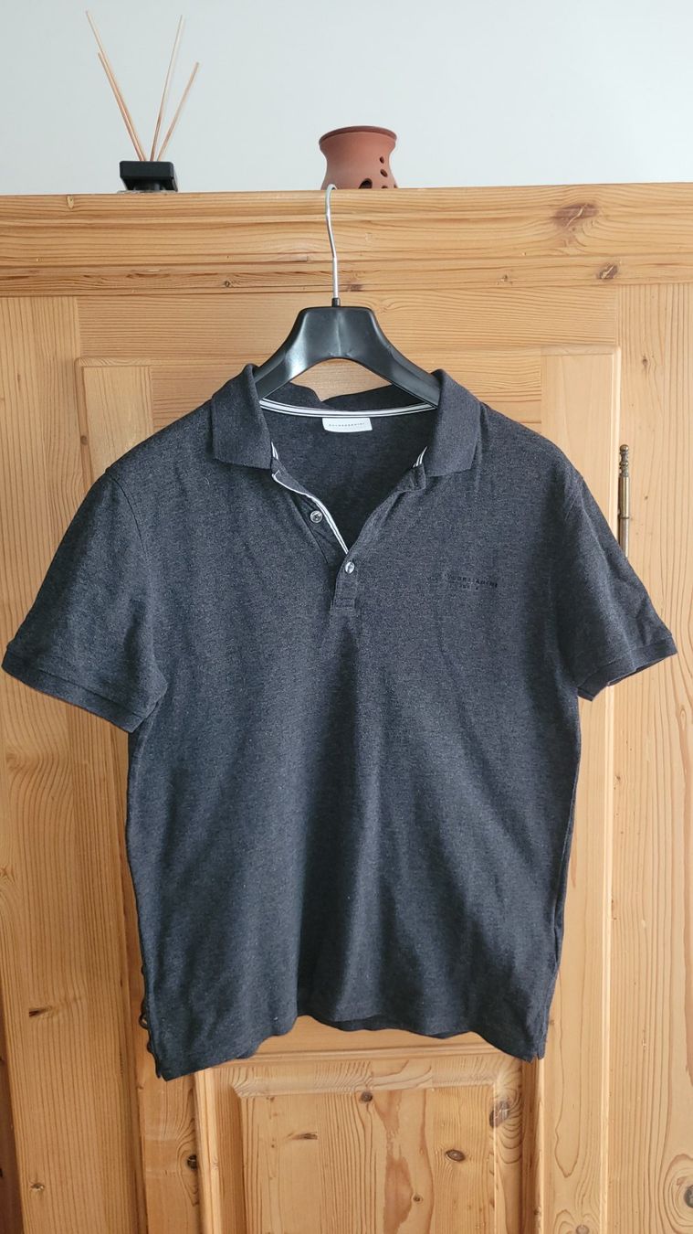 Magliette Polo: Graues Baldessarini Poloshirt Gr.48 – Usato da Rheinfelden venduto da topas70
