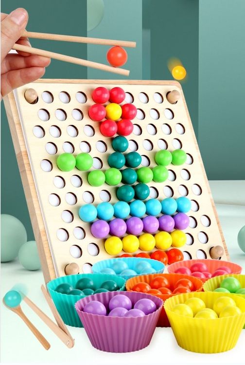 YLSCI Giocattoli Montessori in legno, Gioco da tavolo Montessori, Gioco