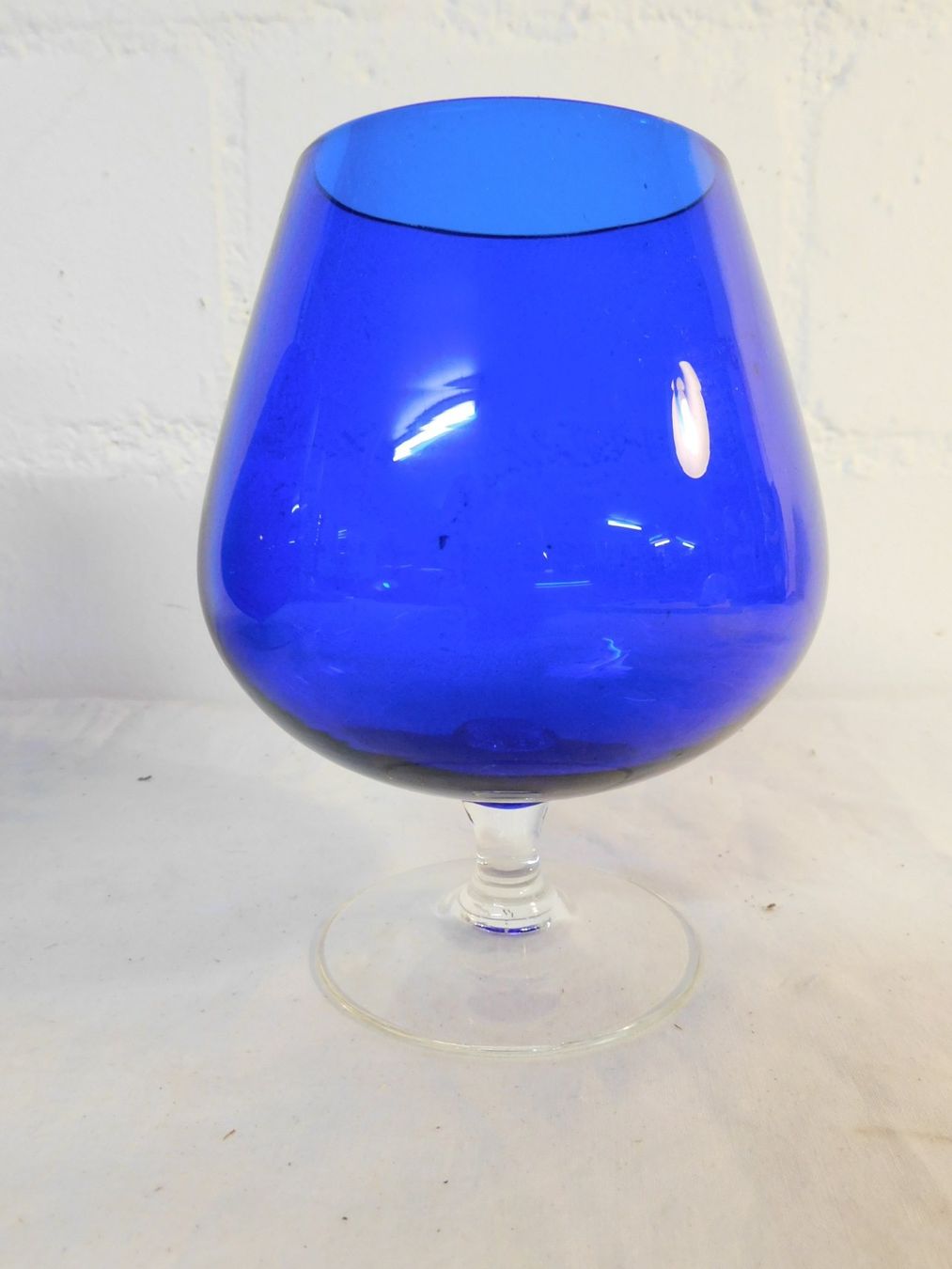 Vasi & Recipienti: 2 Kobaltblaue Glasvasen, Vintage – Usato da sursee venduto da trilli-tralli 3