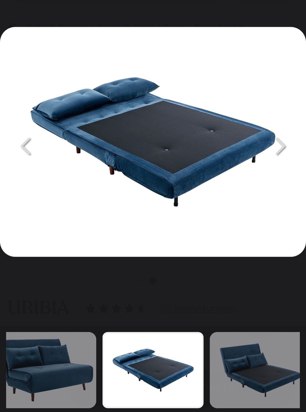 Divani: Sofabett – Usato da Weggis venduto da Pia.Oe 1