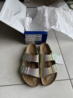 Birkenstock Arizona Ombre Pearl Silver Gr. 38 Neu mit Box ✨