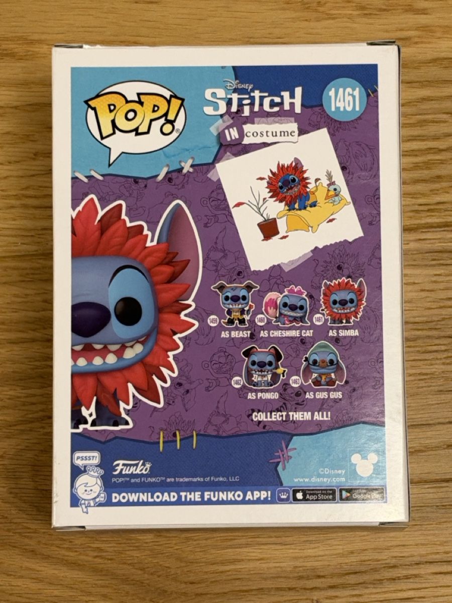 Funko Statuette: Funko Pop Disney Stitch as Simba 1461 – Nuovo (secondo la descrizione) da Sennhof venduto da rushdeal 1