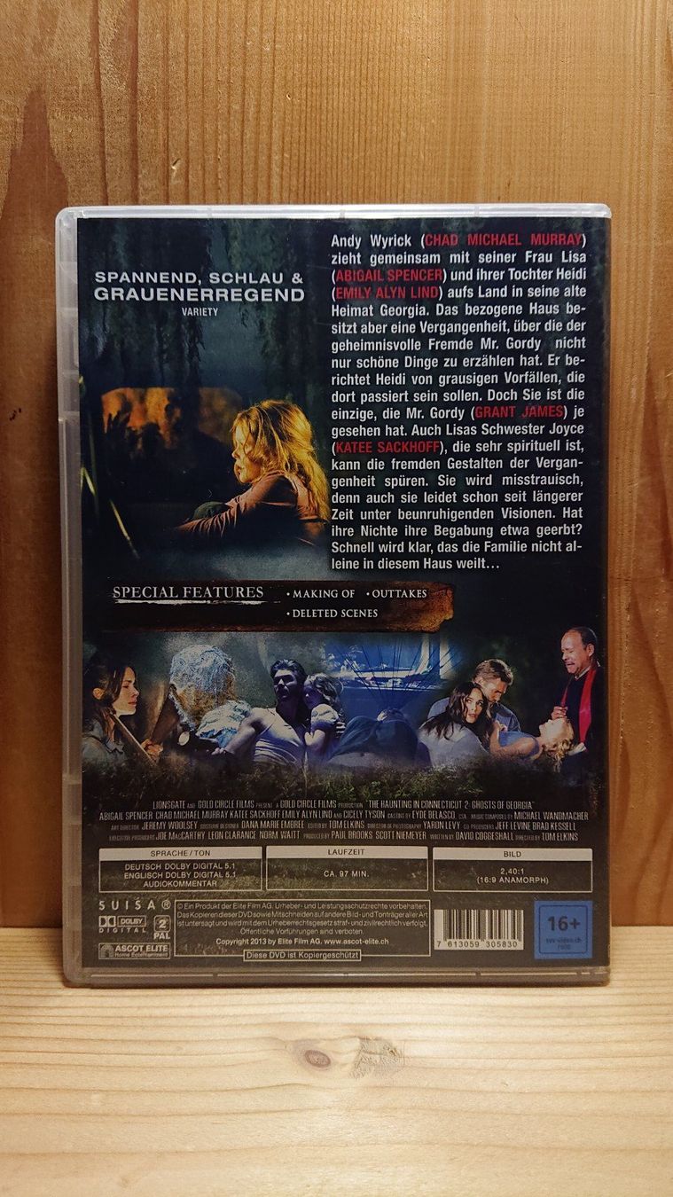 Tutti i DVDs: DAS HAUS DER DÄMONEN 2 auf DVD – Usato da Wilderswil venduto da Exebub 1