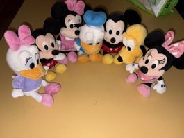 7 WALT DISNEY PLÜSCHFIGUREN zu einem Preis !!!