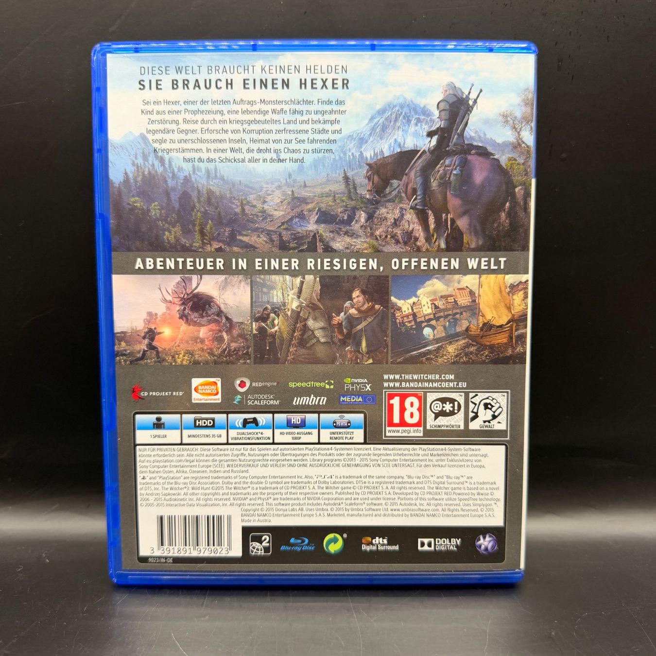 Sony Jeux: The Witcher 3 Wild Hunt PS4 – D'occasion à Düdingen par Nerdworld 1