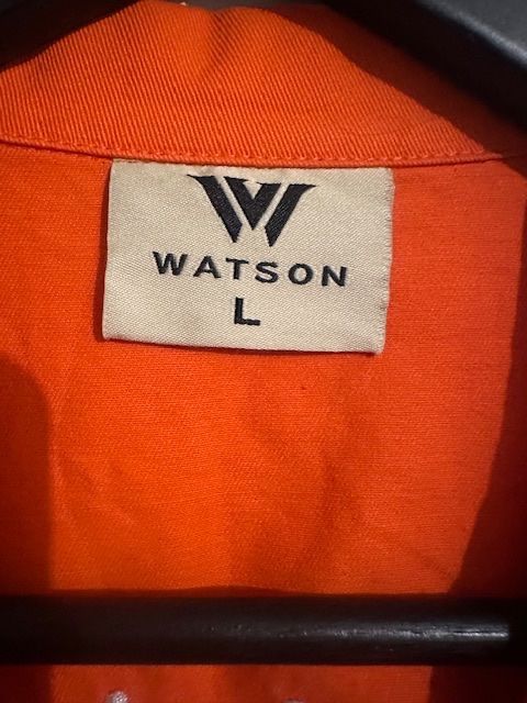 Camicie: Chemise jean orange Watson L neuve – Nuovo e nell'imballaggio originale da Lausanne venduto da Magic1900 4