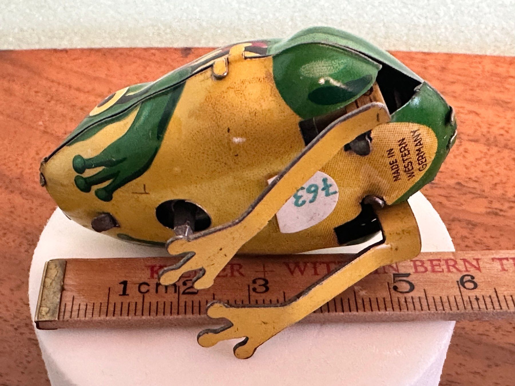 Giocattoli: Alter  Blechfrosch , Köhler Made in Western Germany – Usato da Seuzach venduto da Jage 5