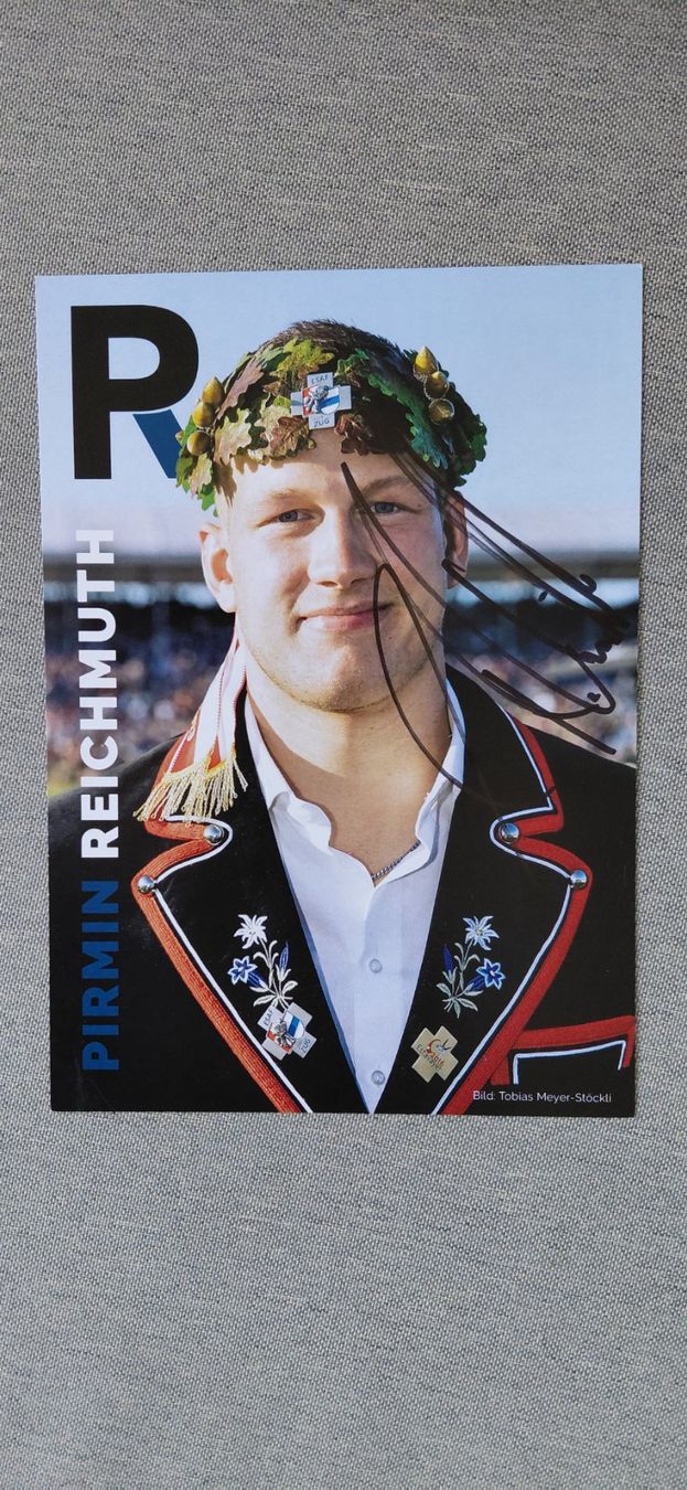 Autografi: Autogramm Pirmin Reichmuth – Usato da Schmerikon venduto da Olympia04