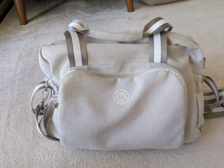 Jacadi Wickeltasche grau mit vielen Fächern