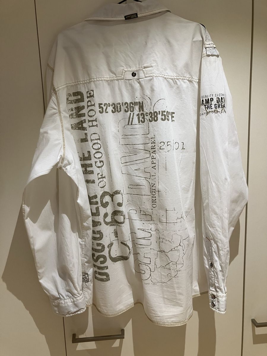 Camp David Camicie: Camp David Hemd weiss 3XL – Nuovo (secondo la descrizione) da Flums venduto da mya_2lh9 2