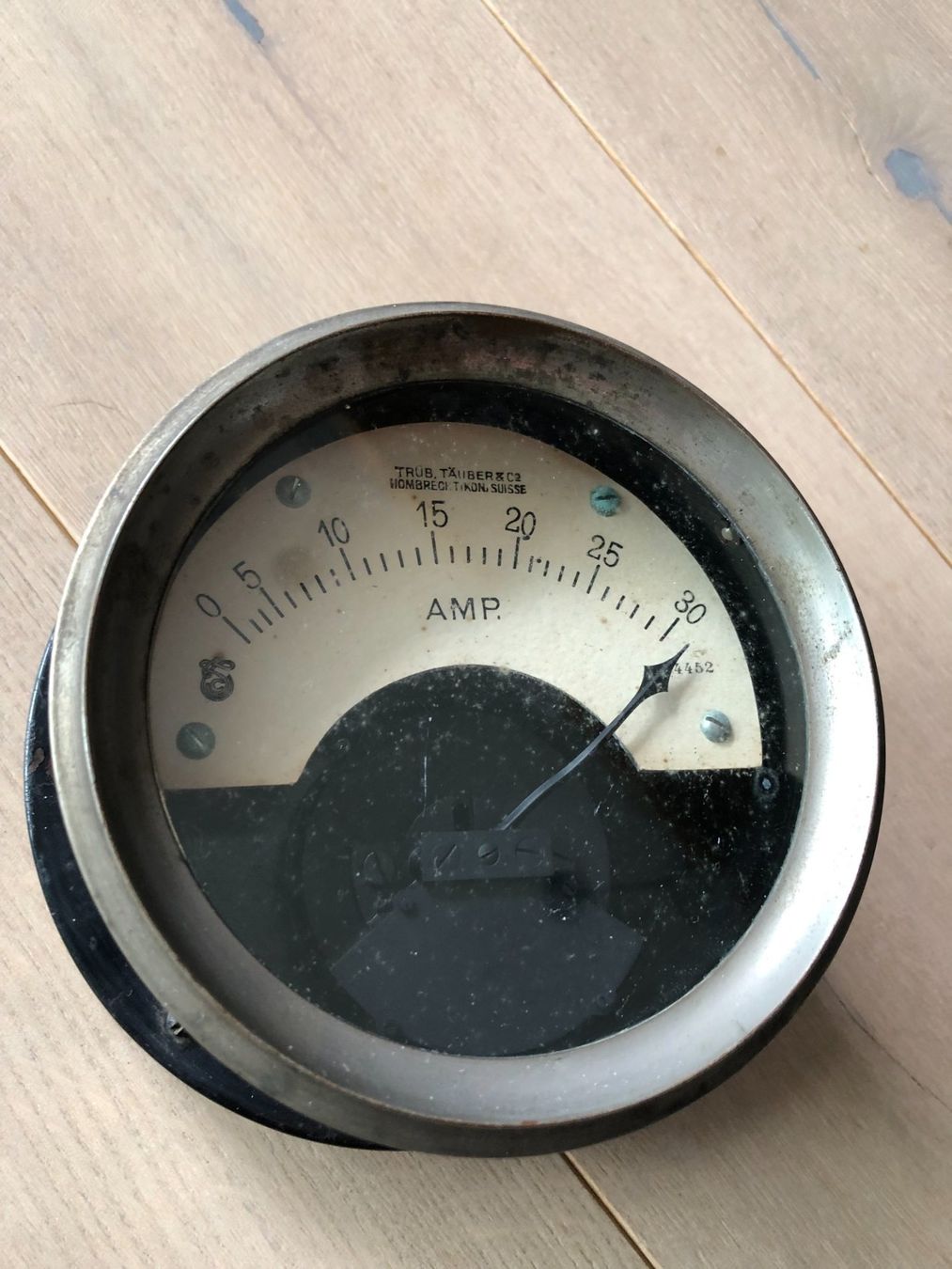 Messen: Antiker Ampere-Meter, bis 30 Amp. – Gebraucht aus Siebnen von Trans-Am