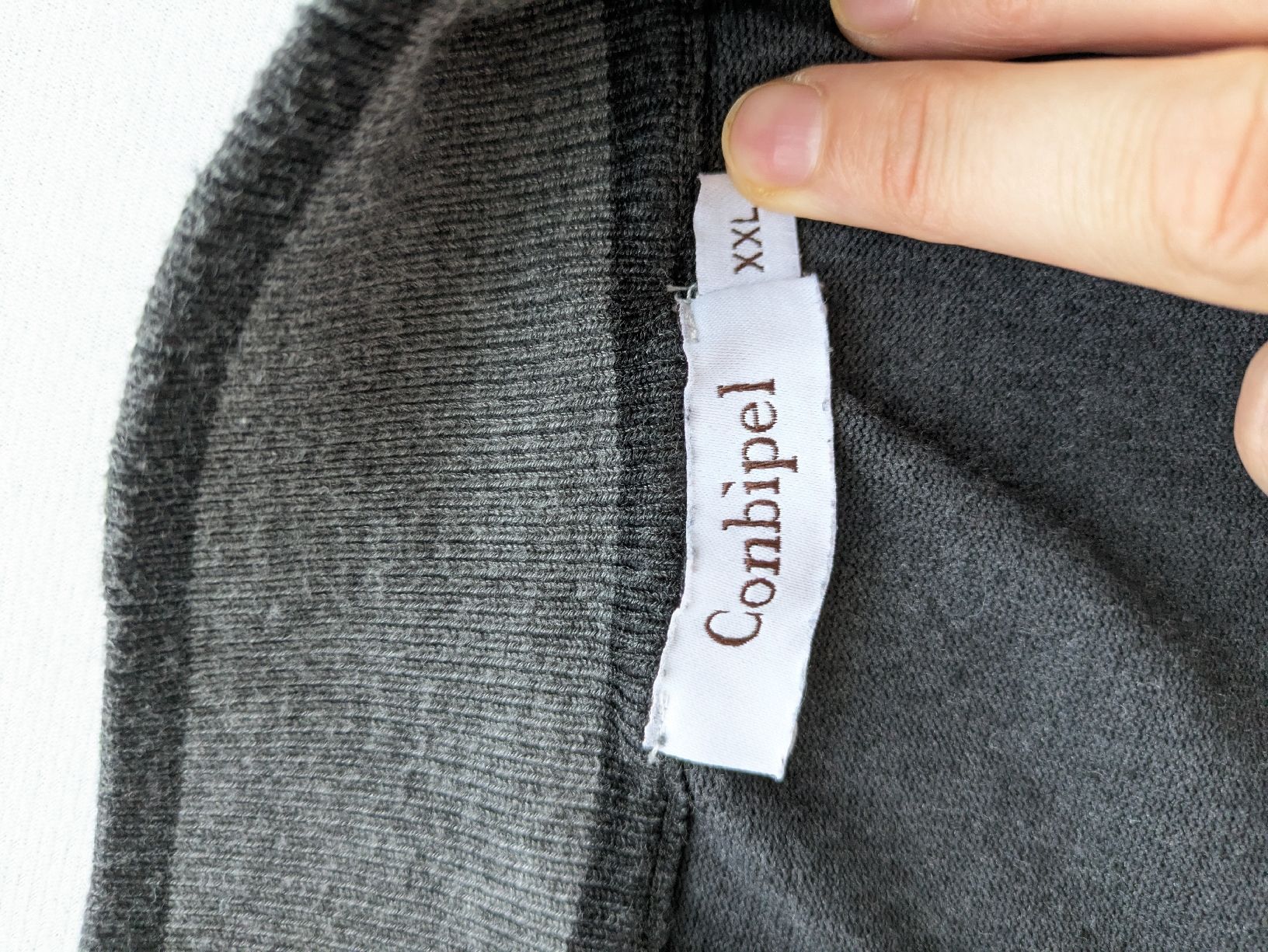 Maglioni & Felpe: Pullover Conbipel Reissverschluss grau Grösse XXL – Usato da Rorschach venduto da joh_v2y2 4