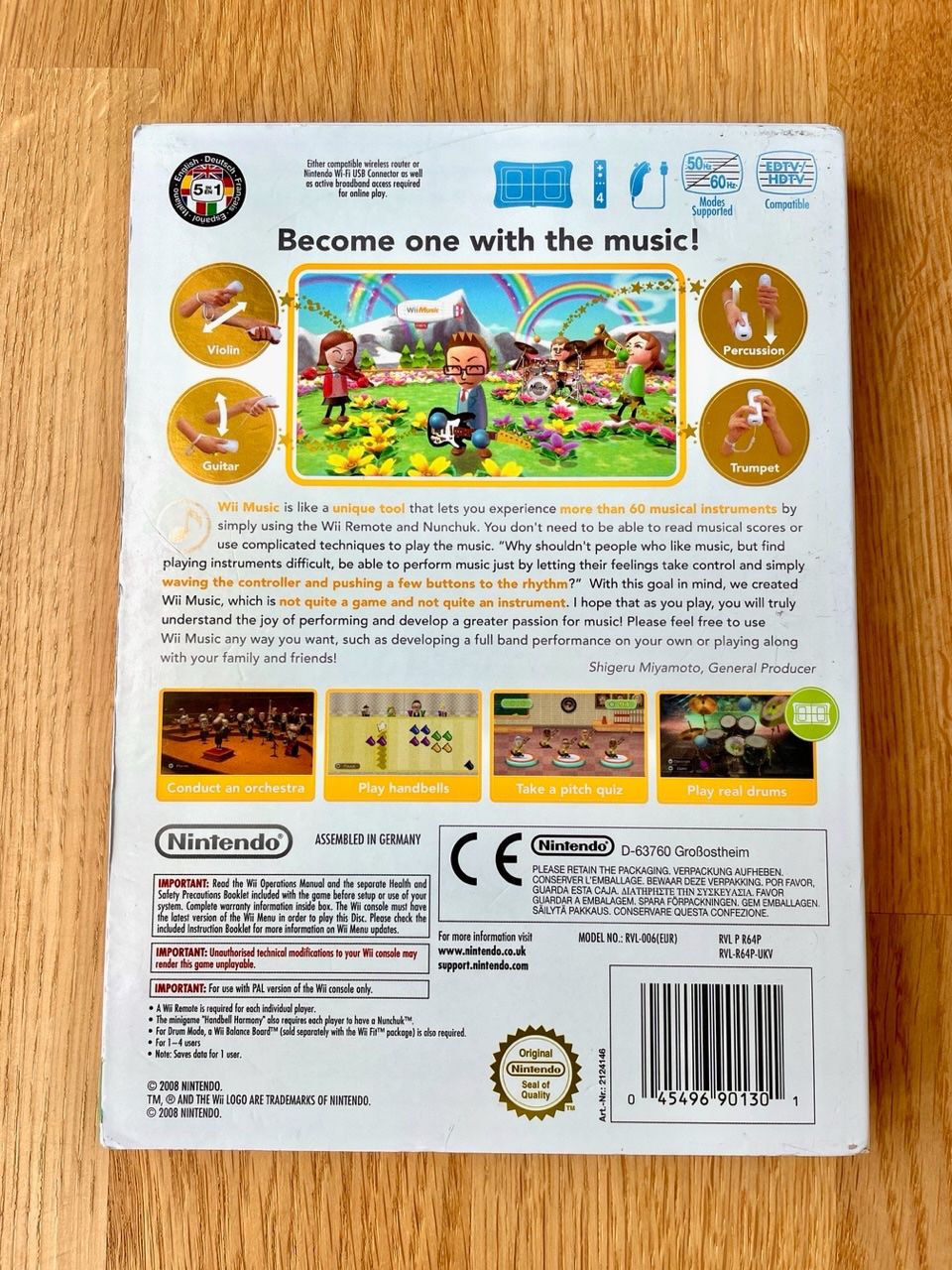 Nintendo Spiele: Wii Music mit Kartonhülle – Gebraucht aus Basel von ece2108 1