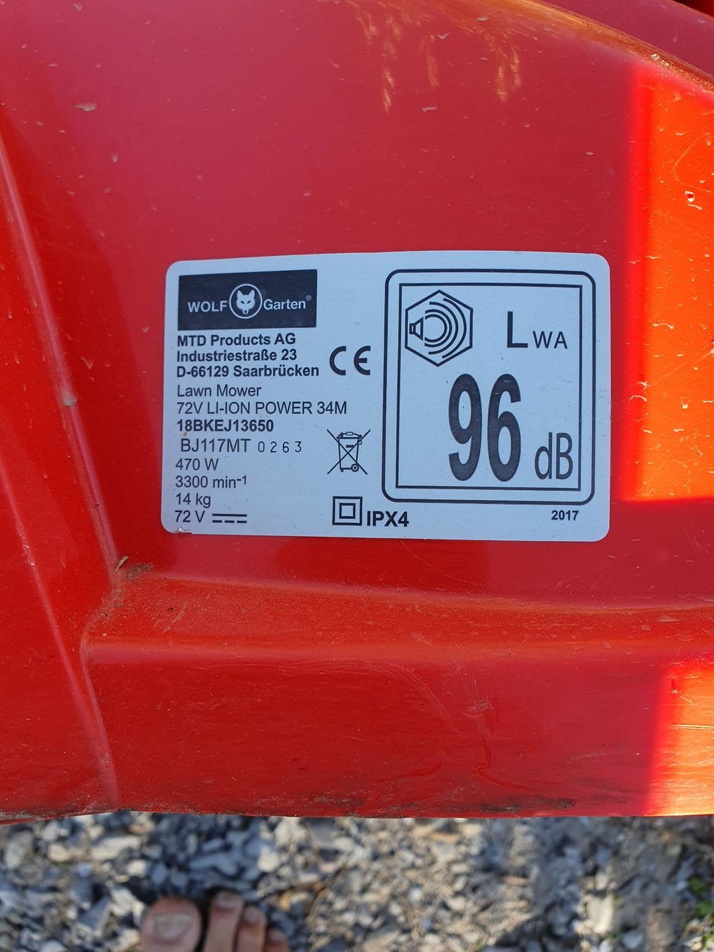 Wolf Garten Tagliaerba: Wolf Rasenmäher BJ117MT – Usato da Zürich venduto da loosebone 8