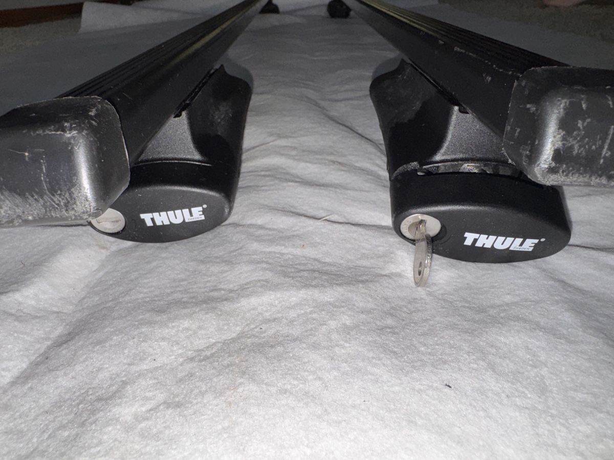 Thule Portapacchi: Thule Dachträger + Skihalte-Klemmen – Usato da Hausen aM Albis venduto da salamoon 2
