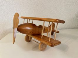 Bertolucci Holzflugzeug Doppeldecker