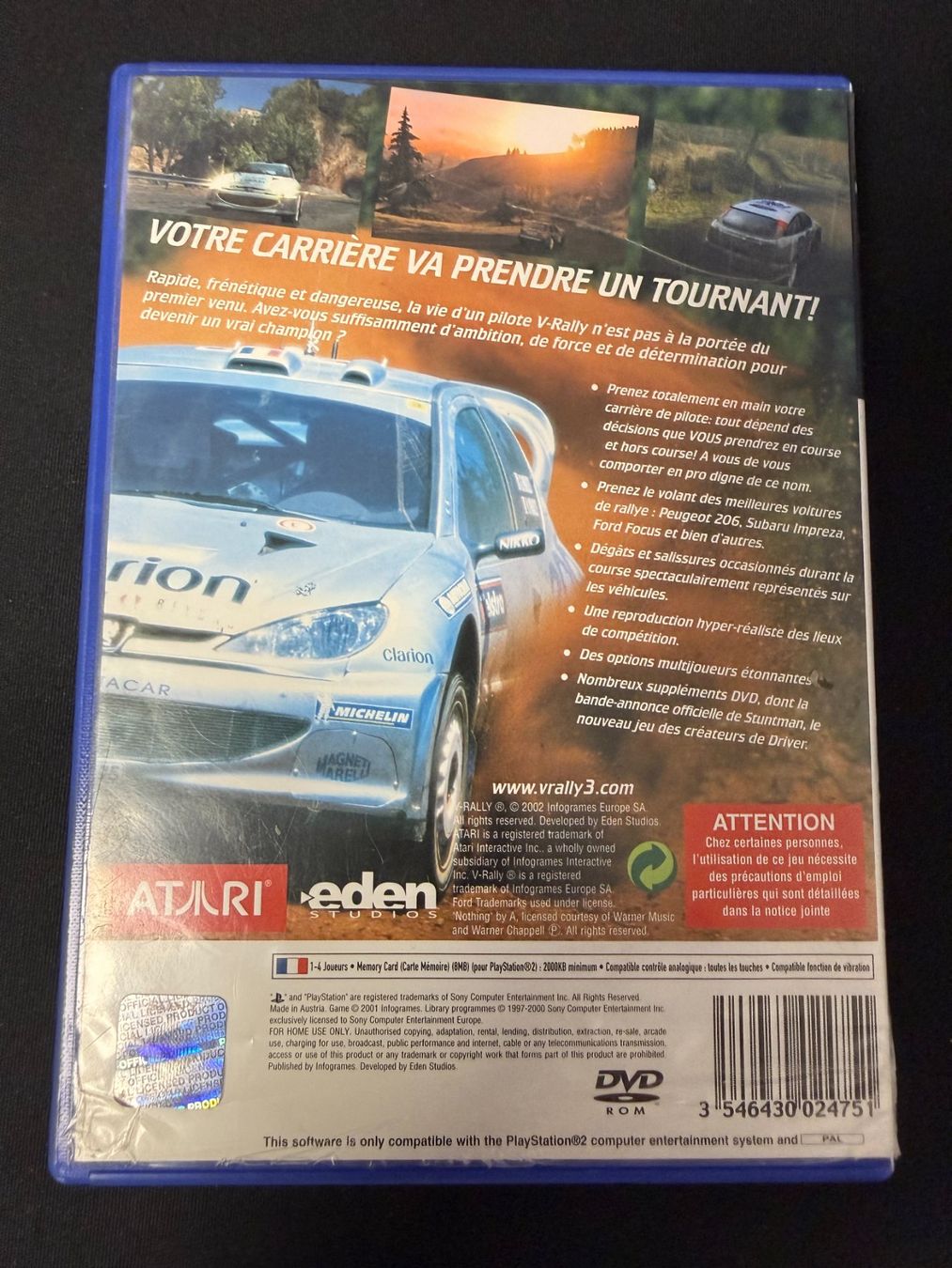 Sony Giochi: V-Rally 3 - PS2 – Usato da Pont-de-la-Morge venduto da Darfal 2