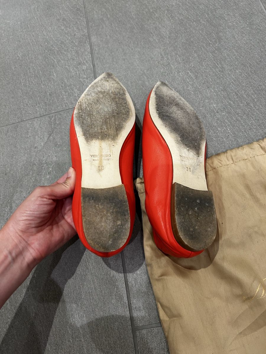 Scarpe da donna: Ballerina Leder 38 Koralle – Usato da Zürich venduto da cos_b629 1