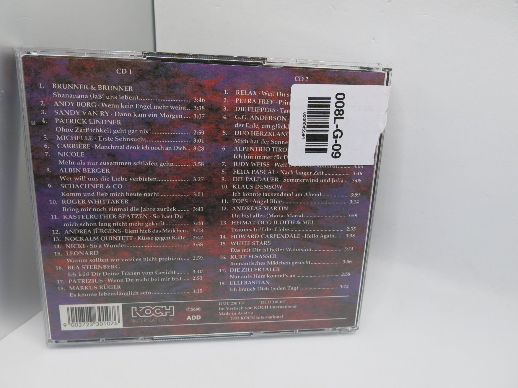 CDs: 2 CD Ein Bisschen Zärtlichkeit 5 + 6 Roger Whittaker Brunner – D'occasion à Ernetschwil par luisvonerni 2