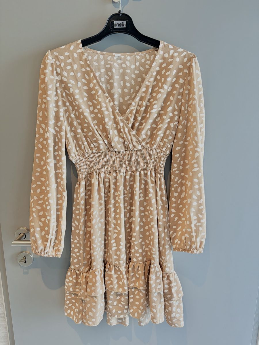 Shein Robes: Robe imprimée beige et blanche taille S  – Neuf (Voir description) à Champlan par Ger77