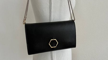 Tasche schwarz/gold klein