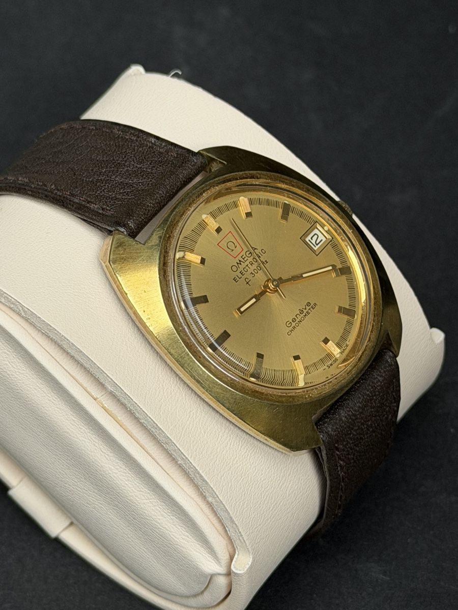 Omega Orologi: Omega Electronic f300hZ plaque  – Usato da Winterthur venduto da YSCHU 3