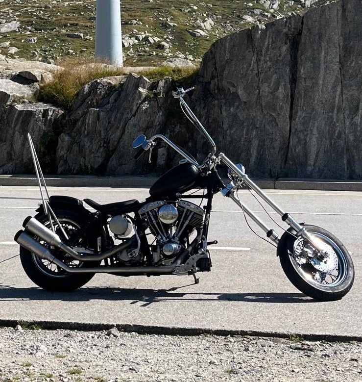 Harley-Davidson Chopper: Harley Davidson FXE Shovelhead 1976 – Usato da Knonau venduto da d.betschart