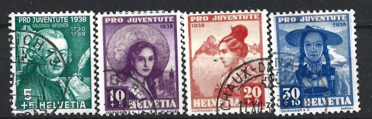 Tous les timbres: 1938 Pro Juventute – D'occasion à Trübbach par Sammer51
