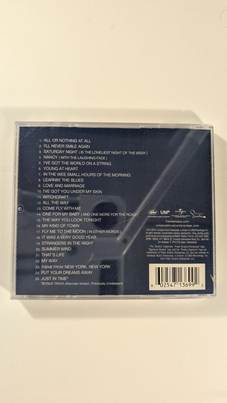 CD: Frank Sinatra - Ultimate Sinatra – Nuovo (secondo la descrizione) da Baar venduto da Arthur_Fooksayk 1
