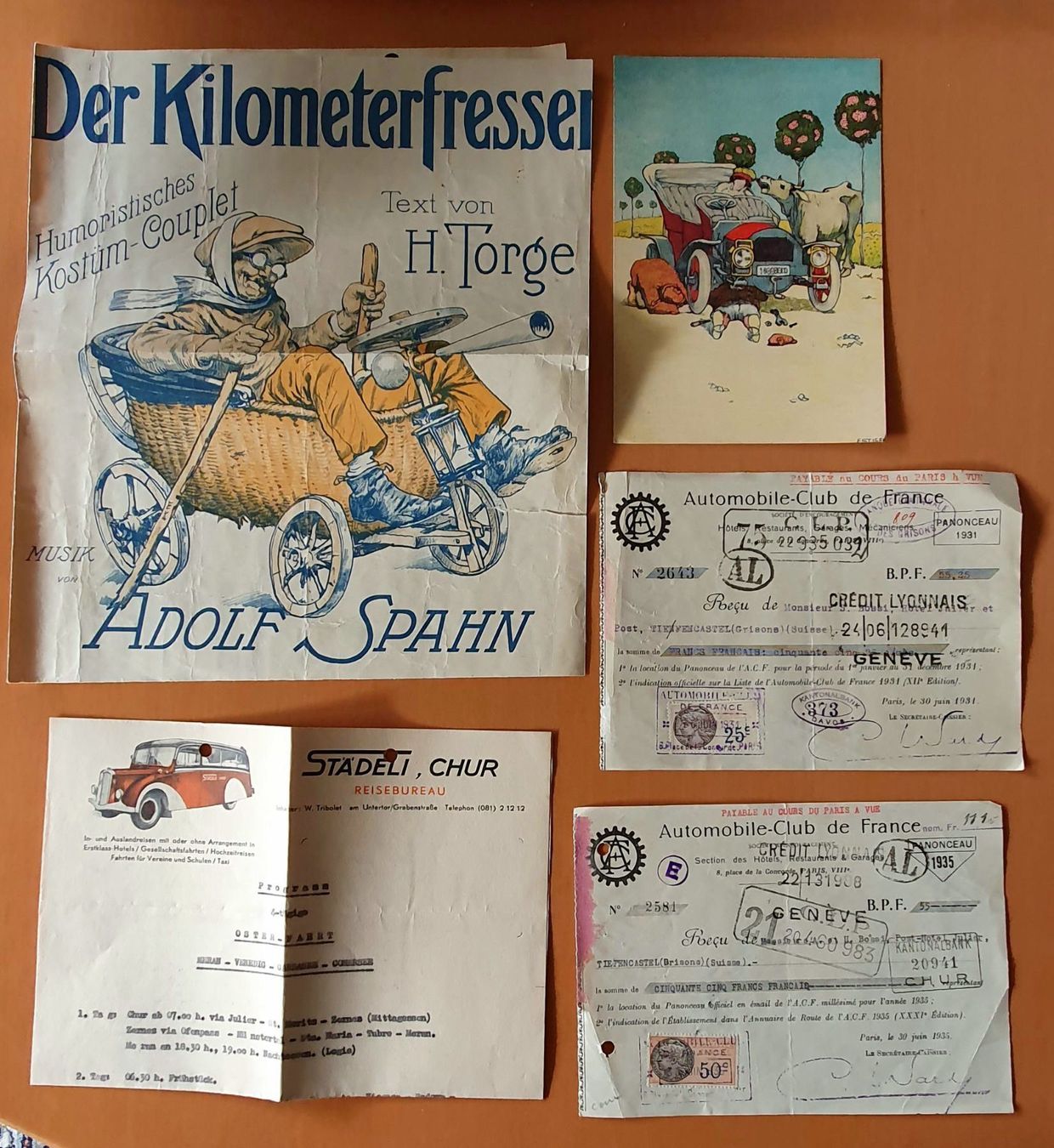 Cartes postales: Sammlung Automobil ab 1905 – D'occasion à Kreuzlingen par Rschweiz1 2