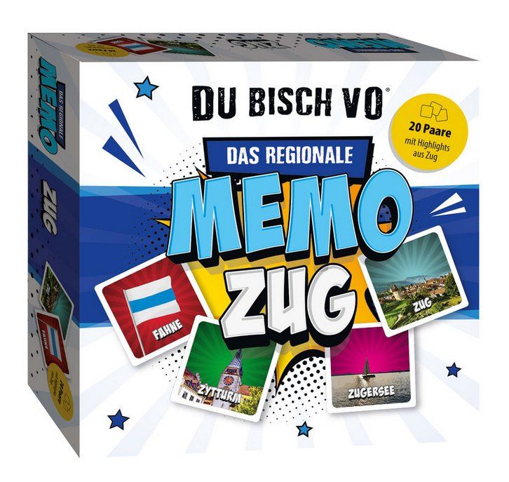 Hasbro Giochi: DU BISCH VO® Zug - Memo / Memory Spiel – Nuovo e nell'imballaggio originale da Oensingen venduto da Liquidations-Shop