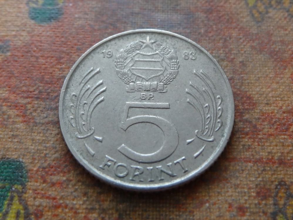 Tutti le monete: HONGRIE  5  Forint  1983 – Usato da Romanel-sur-Lausanne venduto da Swift13