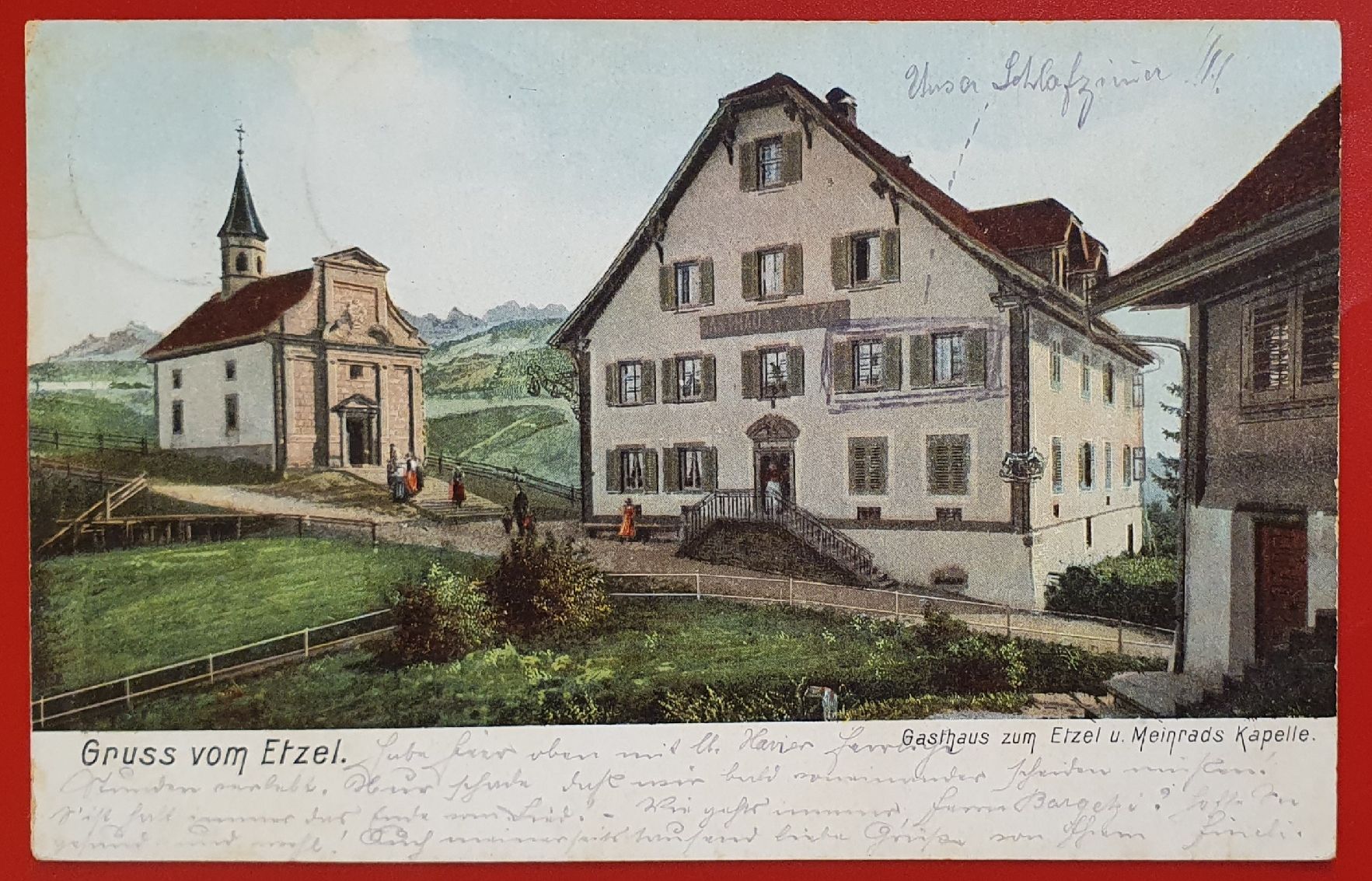 Cartoline postali: Gruss vom Etzel 1912 – Usato da Kreuzlingen venduto da Rschweiz1