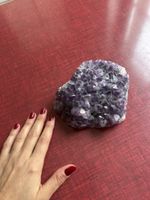 Amethyst Druse violett Dekoration guter Zustand