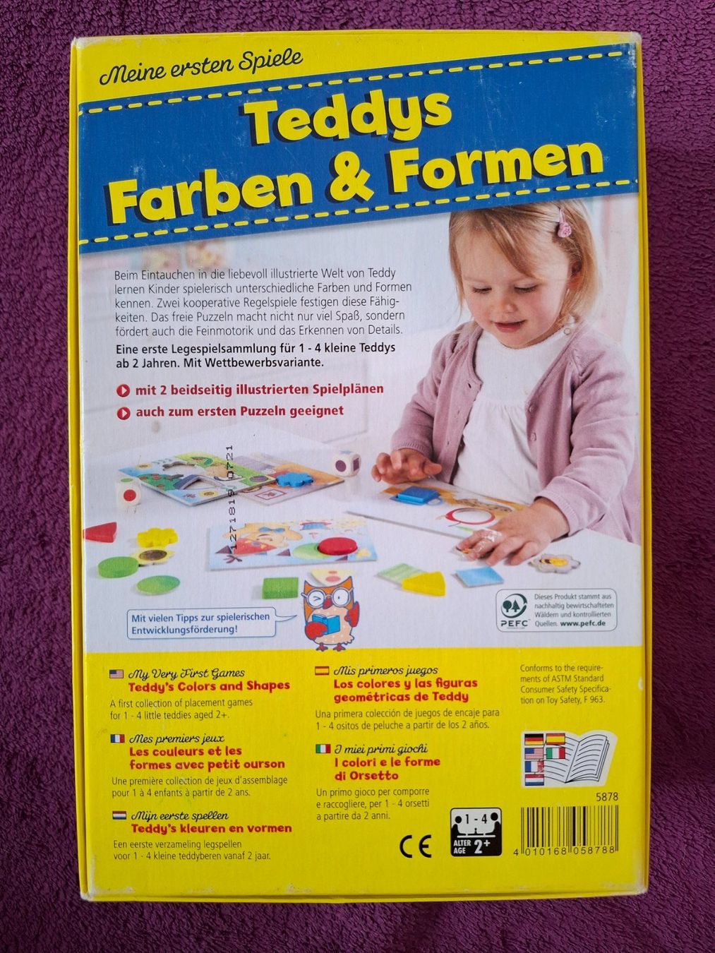 Haba Giochi: HABA erste Spiele - Teddys Farben & Formen – Usato da Müllheim Dorf venduto da Seeeule01 9