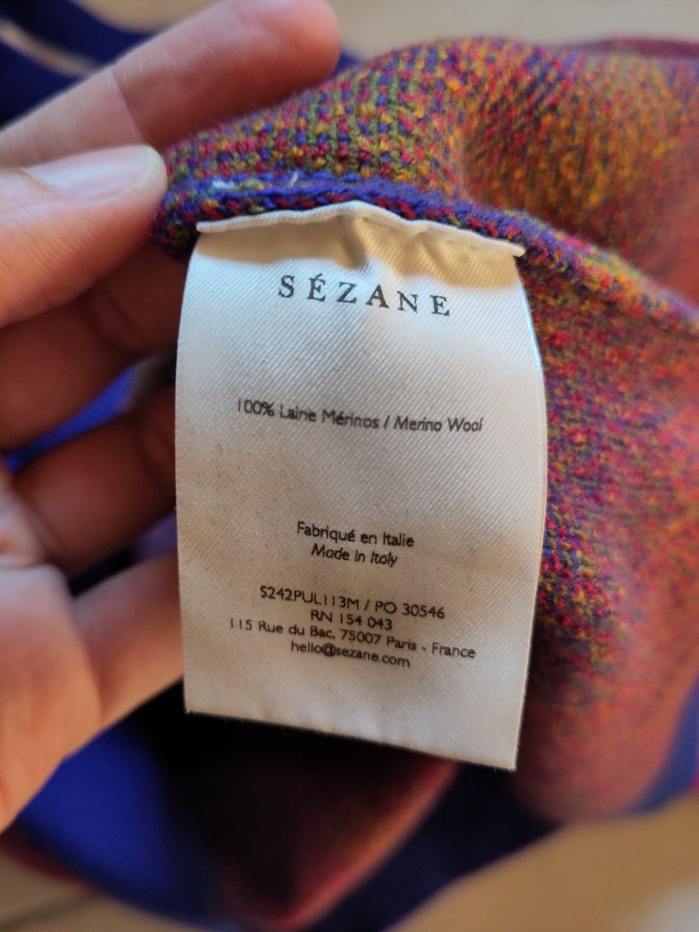 Sezane Maglioni & Felpe: Sézane pullover 100% merinowolle, Grösse M – Usato da Romont FR venduto da may_x6gf 5