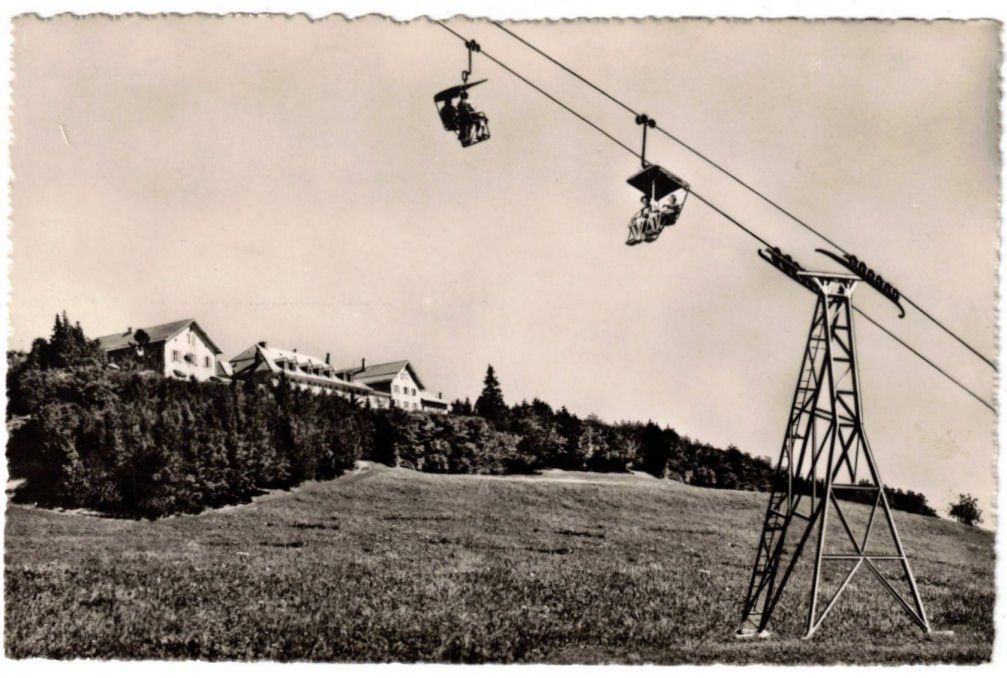 Ansichtskarten: Weissenstein - Kurhaus mit Sessellift – Gebraucht aus Binningen von Mountainrider