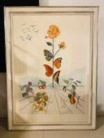 DALI Lithographie Flordali Die Schmetterlingsrose