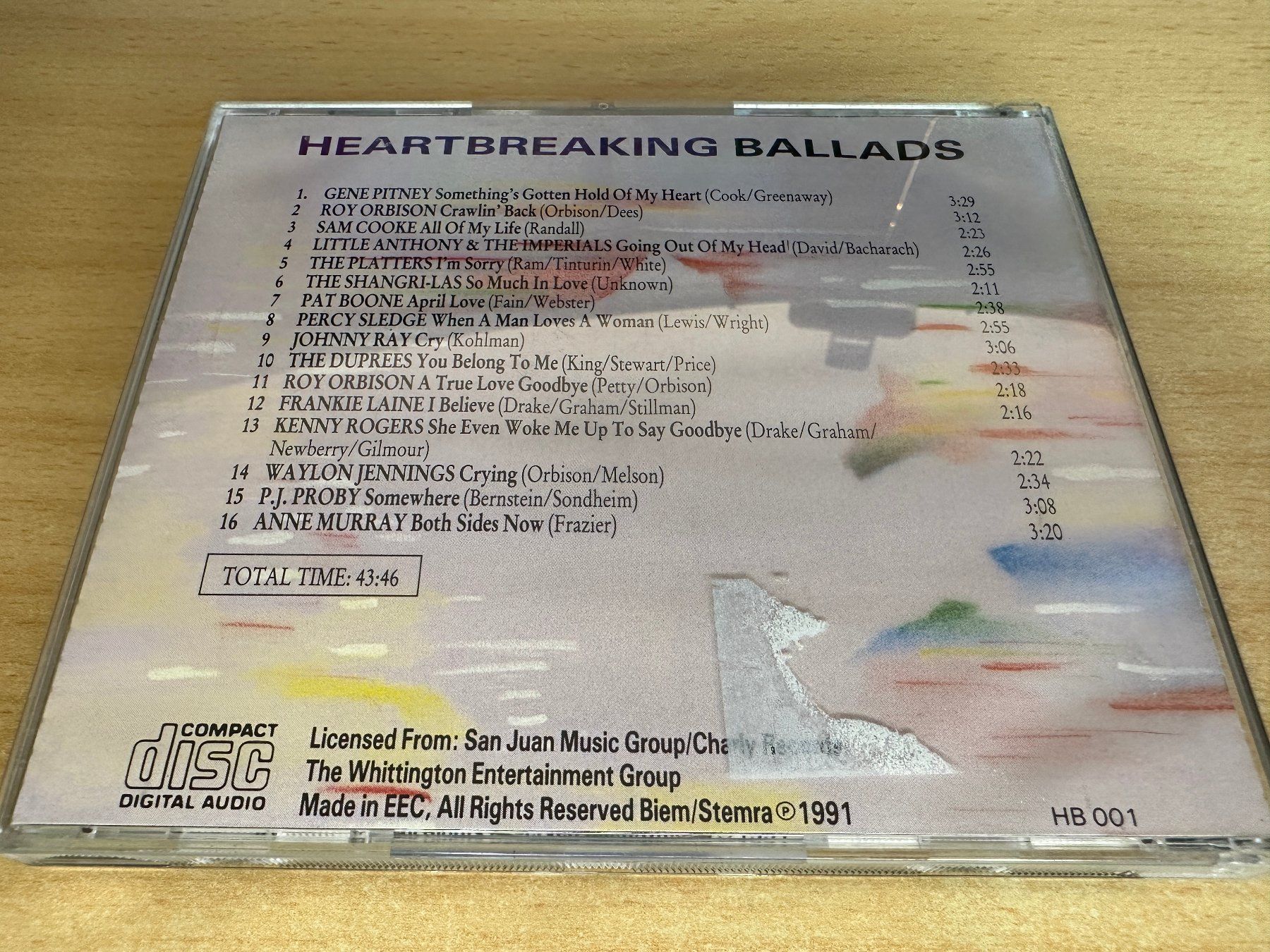CD: A2 Various – Heartbreaking Ballads 1 – Usato da Rikon im Tösstal venduto da Alpenmutz 1