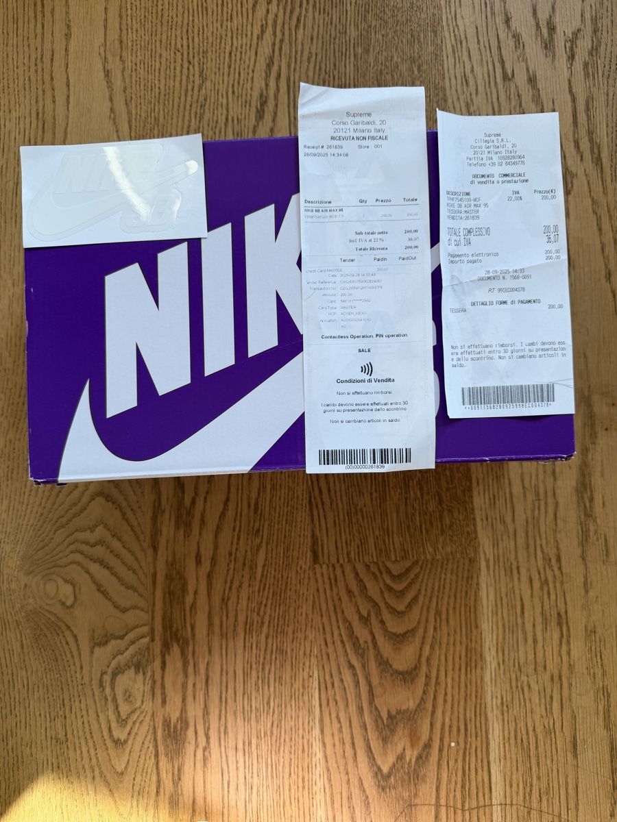 Nike Scarpe da uomo: Nike SB Air Max 95 – Usato da Schwarzenburg venduto da tuesi