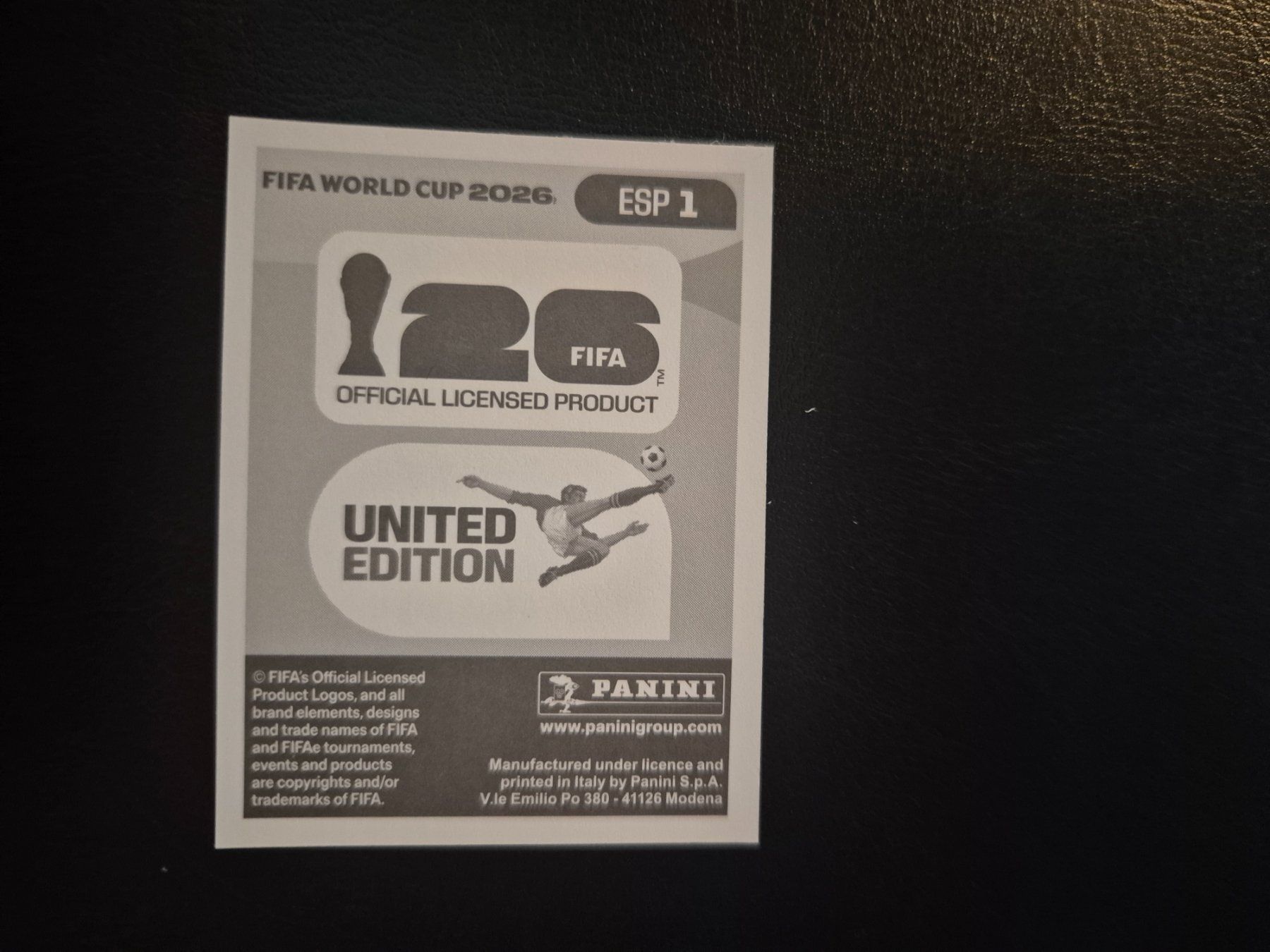 Panini Sammelbilder & Trading cards: Panini WM 26 ESP 1 – Neu (gemäss Beschreibung) aus Rorschacherberg von AJ3108 1