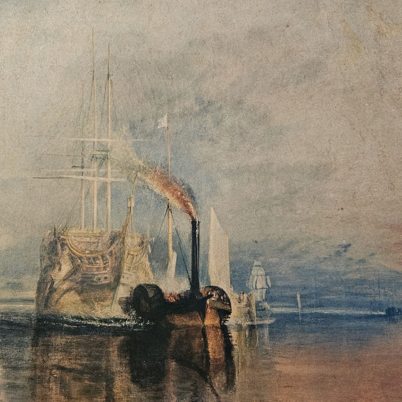 Foto & Immagini: Originaldruck, J.M.W. Turner, Das Schleppboot, antik – Usato da Kriens venduto da gra_fhn7 3