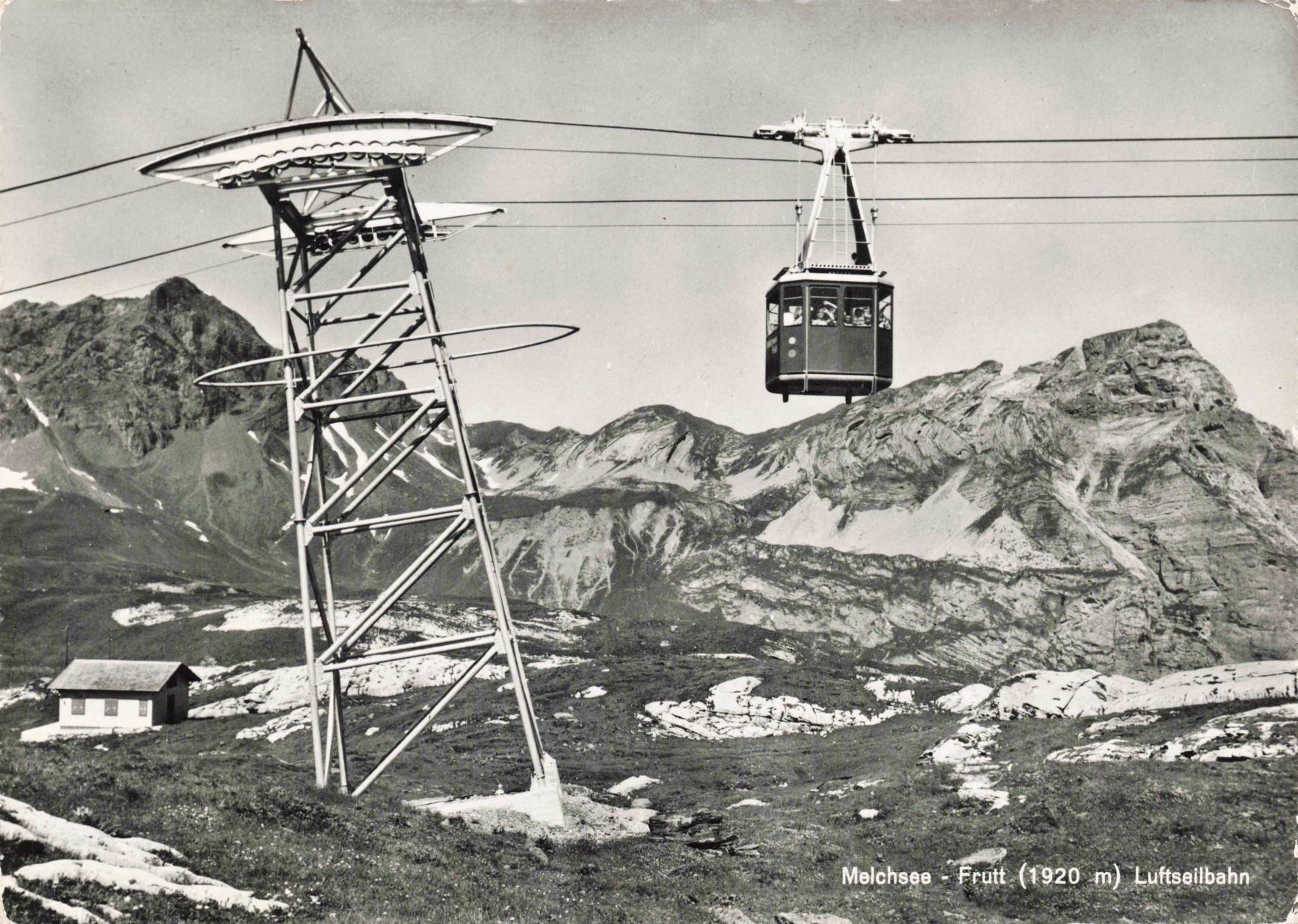 Cartoline postali: Melchsee Frutt Luftseibahn G – Usato da Biasca venduto da Blenio71