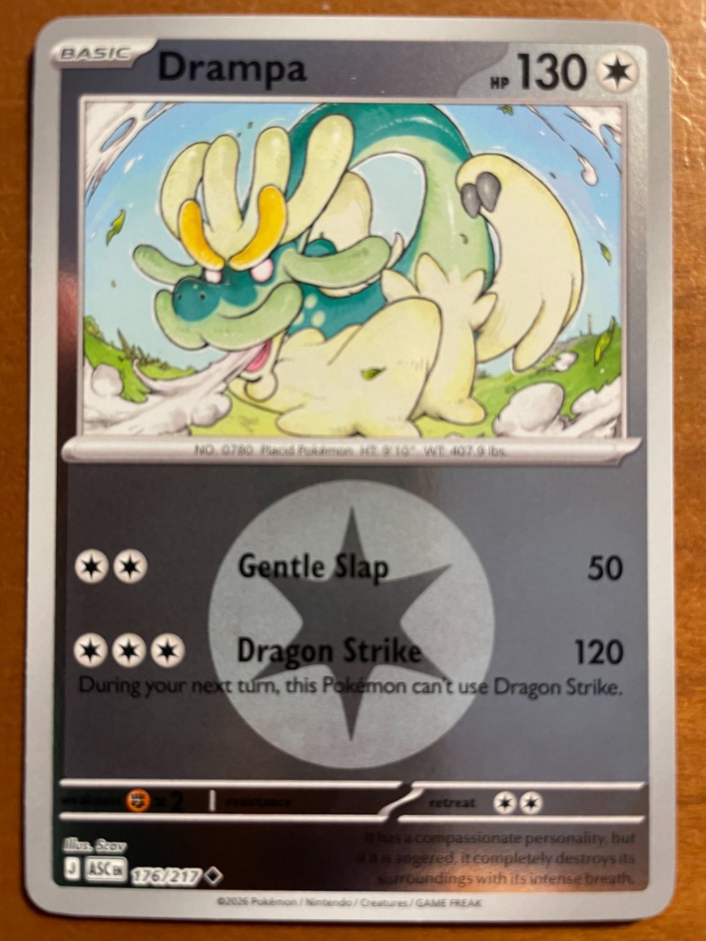 Pokémon Carte collezionabili: Pokemon Drampa Reverse (Versand gratis) – Nuovo (secondo la descrizione) da Chur venduto da Angerson