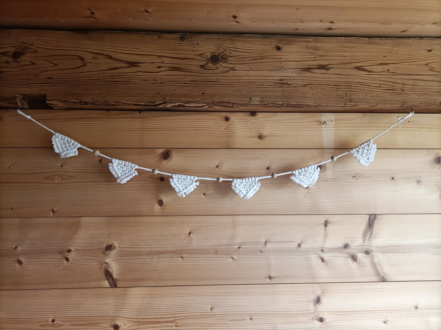 Tutte le decorazioni: Makramee Girlande weiss – Nuovo e nell'imballaggio originale da St. Gallen venduto da jan_ccx7